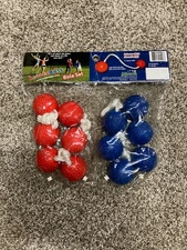 Ladder Ball Toss Game Replacement Bolo Balls, Golf Ball Bolas Set (3Red/3Blue)