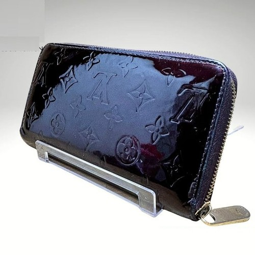 Louis Vuitton Monogram Vernis Zippy Wallet Amarante M93522 Authentic Used YK722