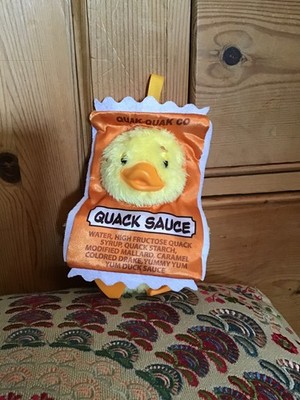 Just Play Duckalooz Quack Sauce gelbe Ente Entlein Küken Plüschtier Kuscheltier 6 Zoll