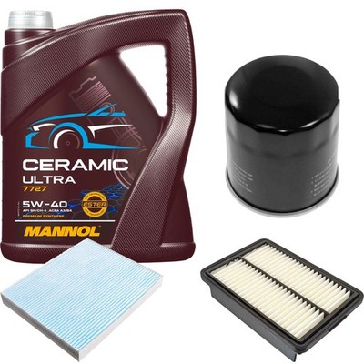 FEBI Inspektionspaket 5L MANNOL Ceramic 5W-40 für KIA Proceed 1.0 T-GDi Xceed