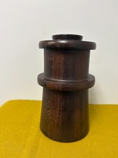Dansk Staved Wenge Wood Ice Bucket & Lid. Des by Jens Quistgaard. Rare! See note
