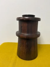 Dansk Staved Wenge Wood Ice Bucket & Lid. Des by Jens Quistgaard. Rare! See note