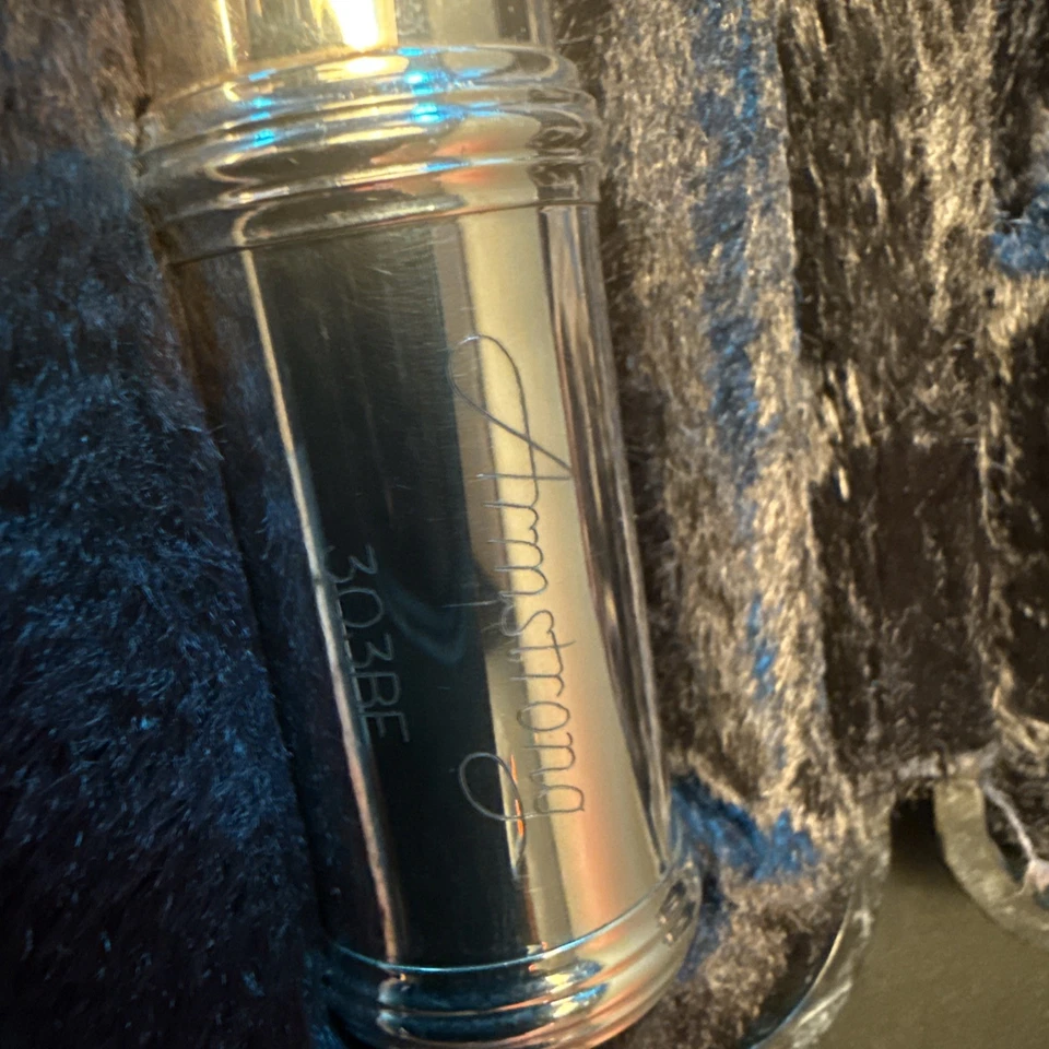 Flauta de agujero abierto Armstrong 303BE _ Cabeza de plata esterlina EXCELENTE ESTADO- Foto 4 de 4