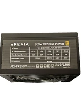 Apevia Prestige 850w ATX Power Supply PSU ATX-PR850W ATX 3.0 + PCIE 5.0 80+ Gold