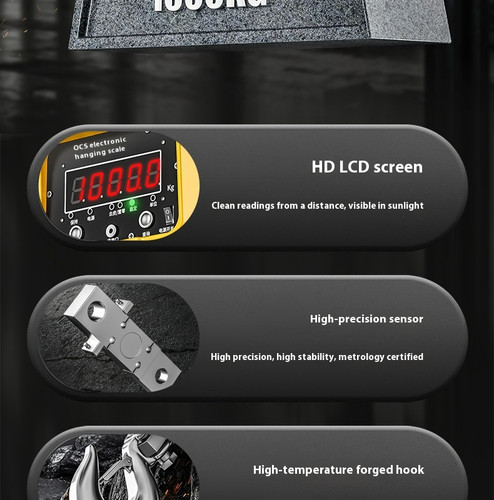 Hot Sale High Accuracy Industrial Digital Hanging Weighing Crane Scale Reference - Afbeelding 4 van 18