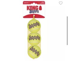 KONG  SqueakAir  Balls Dog Toy, 3-Pack, Medium