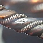 925 STAMPED: STERLING SILVER, TWISTED ROPE BAND RING SZ 9 — photo 5