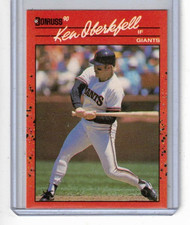 1990 Donruss #494 Ken Oberkfell - Giants