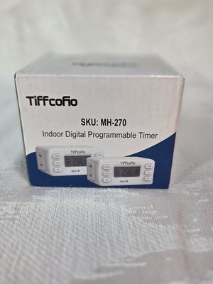 Tiffcofio Indoor Digital Programmable Timer MH-270 New in Box