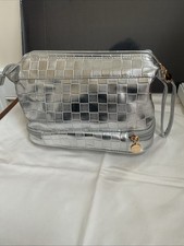 Makeup Vanity Makeup Travel Case New Without Tags Silver 11  X 7  