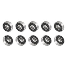 Double Sealed 626-2RS Deep Groove Ball Bearings Carbon Steel 10Pcs