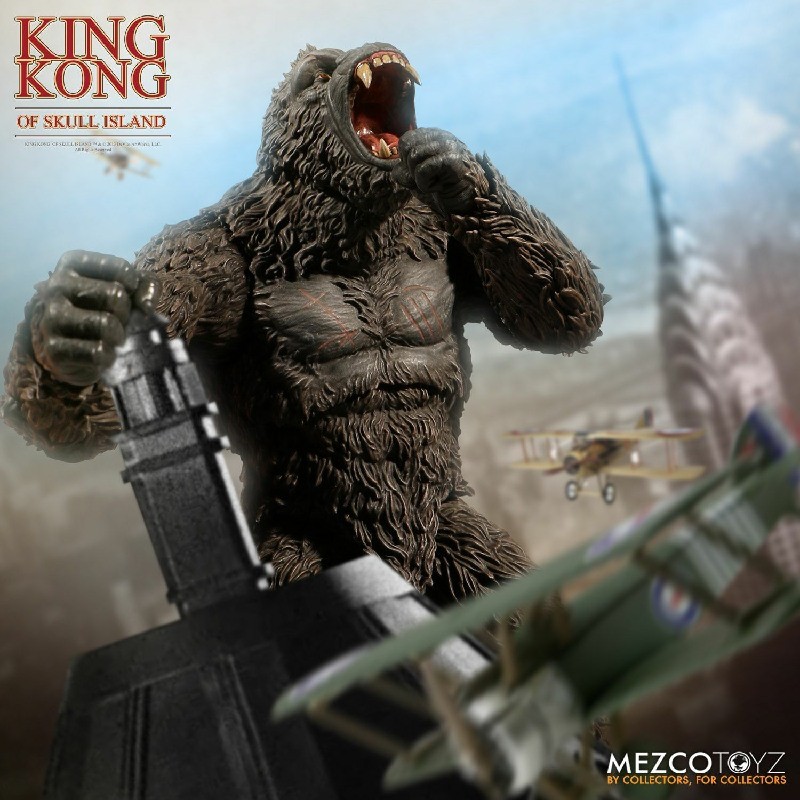 Mezco King Kong of Skull Island - KING KONG 7"" Action Figure Set - Image 2