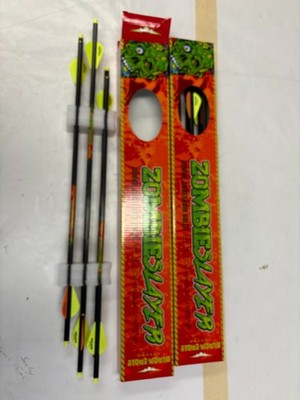 BLACK EAGLE ZOMBIE SLAYER FLECHED CROSSB ARROWS - .001''    TWO PACKS OF 6 ARROWS