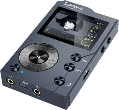 F20 HiFi MP3 Player with Bluetooth5.2, Lossless DSD High Grayish Black 