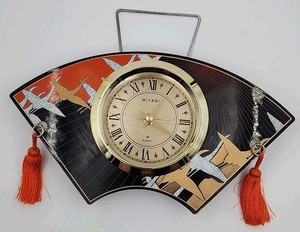 Miyabi Art Deco Quartz Clock Made In Japan Vintage