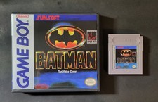 Batman the Video Game Nintendo GameBoy 1990 with Case
