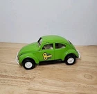 Vintage Tonka Green Volkswagen VW Beetle Side Winder #52680 Pressed Steel 60’s