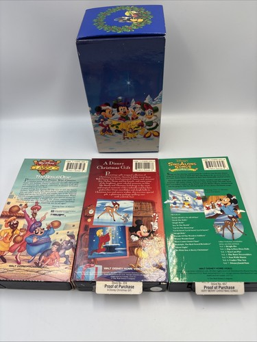 Vintage Disney Christmas VHS Lot (3 Tapes): The Small One, Disney Christmas Gift - Foto 3 di 6