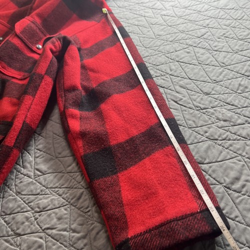 Vintage Woolrich Men's Wool Buffalo Plaid Cruiser Coat Hunting Jacket Size 40 R - Picture 12 of 16