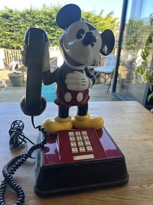 Vintage 1976 Disney The Mickey Mouse Phone: ATC - Touch Tone - Fully Working