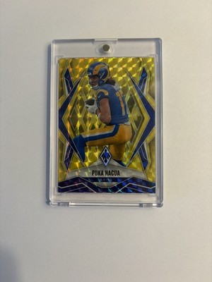 2025 Panini Phoenix - Puka Nacua #119 Yellow Pyramids /185