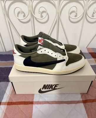 Air Jordan 1 Low OG SP X Travis Scott Medium Olive DM7866-200-US 13 EU 47,5 NEU