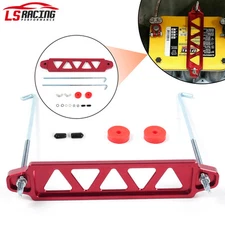 For Honda Civic Car Battery Hold Tie Down Bracket Mount Kit + 10''J-Hooks Bolts