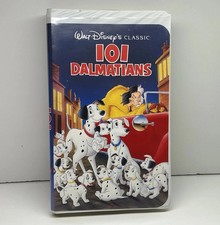101 Dalmatians VHS Disney Video Tape Black Diamond Classics Clamshell Nearly New