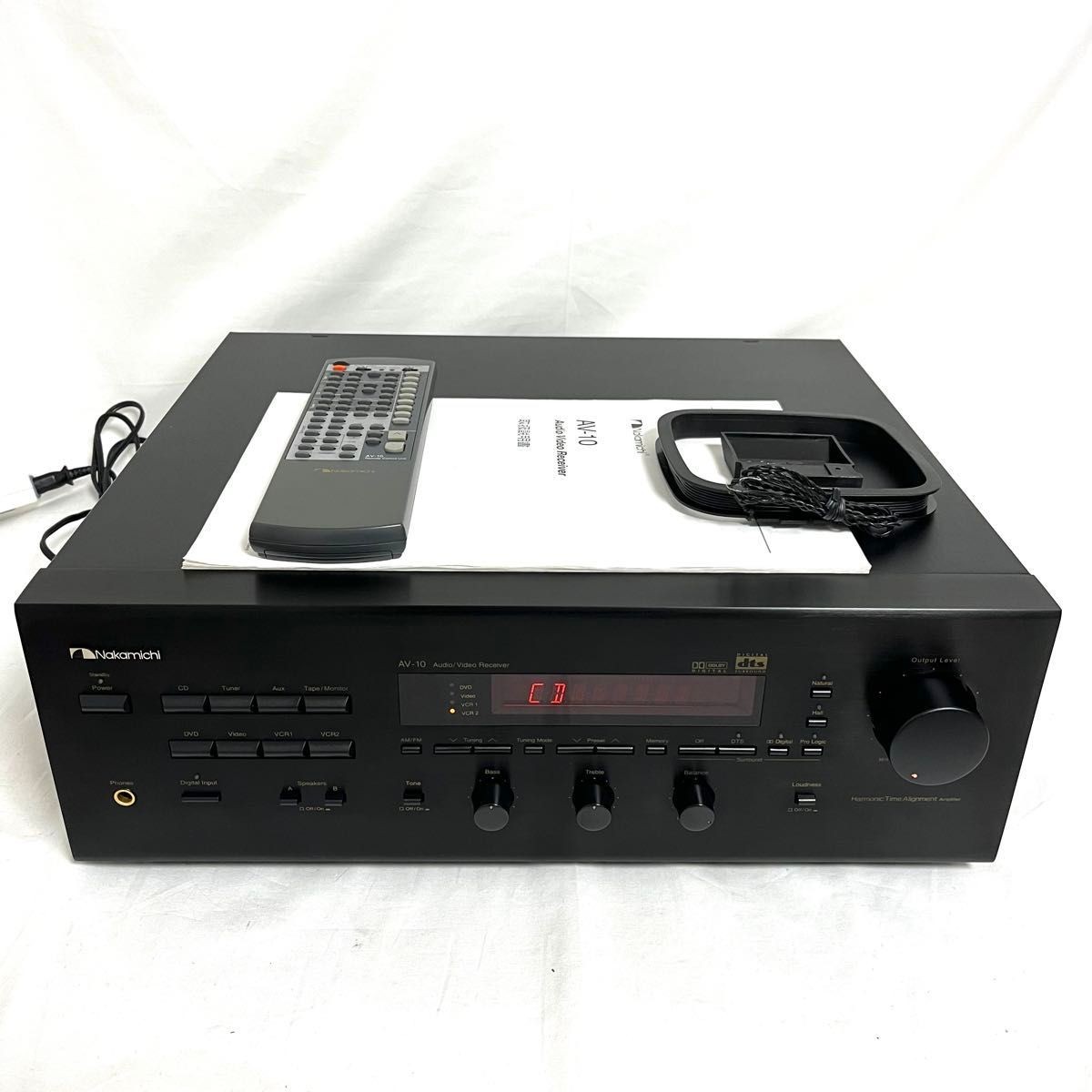 Nakamichi AV-10 AV Receiver 5.1ch DTS DolbyDigital 100W w/Remote