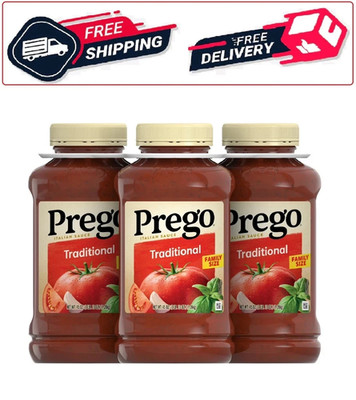 Prego Traditional Italian Sauce, 45 oz., 3 pk.