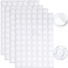 JANYUN 280 Pcs Double Sided Sticky Dot Stickers Removable round Putty Clear Stic