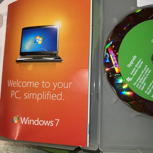 Microsoft Windows 7 Home Premium Upgrade DVD 32 & 64 Bit Operating System w/Key - Picture 3 of 4