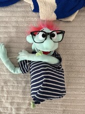 Professional Puppet Large Character Glasses Rod Arms Hand Puppet Unused