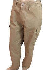 NWT True Religion Men Khaki Travertine Cargo Pant 108335 Size 36 - Meas 36x32