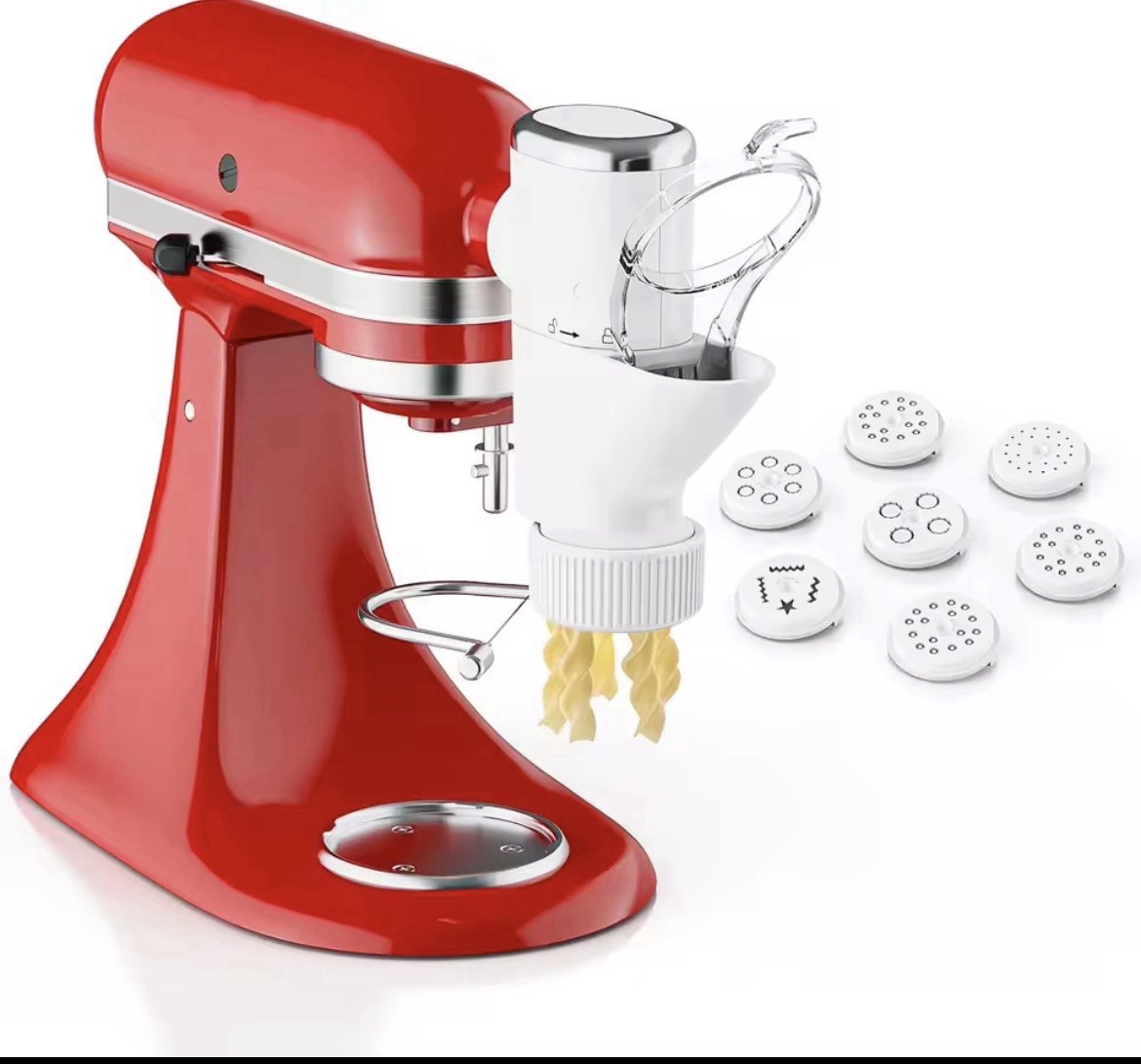KitchenAid 純正パスタプレスアタッチメントイタリア製6種類ディスク美