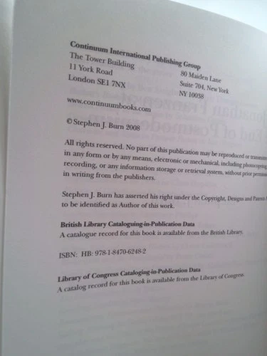 Jonathan Franzen at the End of Postmodernism by Burn, Stephen J. - Image 2 of 4