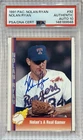 Nolan Ryan HOF Signed Autograph 1991 Pacific Bloody Lip Card # 92 PSA 10 Auto