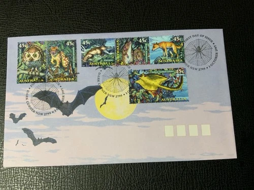 Australia 1997 #1617-1621a,1622-1624 Nocturnal Animals - 3 FDCs