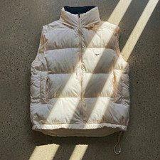 Nike Dri-Fit Herren Steppweste M Beige Polyes...