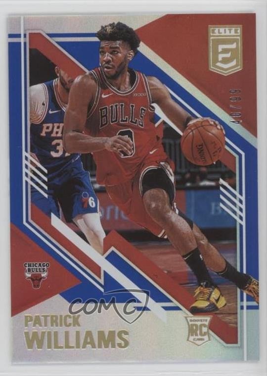 2020-21 Donruss Elite Rookies Blue 40/99 Patrick Williams #108 s3g