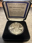2000 Millennium Silver Eagle Coin One Troy Ounce .999 Fine Silver