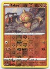 Spada e Scudo Baltoy 101/202 NM Pokemon Reverse Holo Carta Tcg Comune