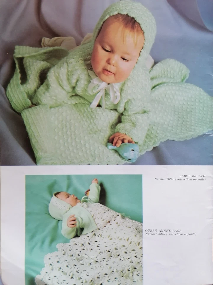 Beautiful Baby Knitting/Crochet Book, 0-4yrs, 36 Styles - Columbia Minerva 766 - Image 4 of 4