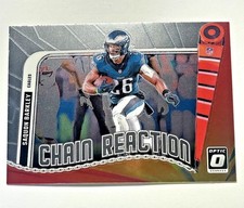 Saquon Barkley 2024 Panini Donruss Optic #4 Chain Reaction- Eagles 