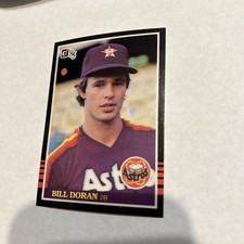 1985 Donruss Baseball Card #84 Bill Doran Houston Astros NmMt Free Shipping!