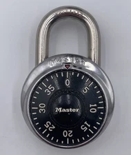 1 Master Lock 1500D Combination Dial Preset Padlock Lock Lockers School Gym Home