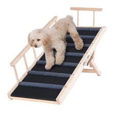 Dog Ramp Folding Pet Ramp for Bed Adjustable Dog Ramp for Small Large Old