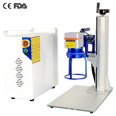 60W JPT MOPA Desktop Laser Marker Gold Silver Jewelry Photo Color Logo FDA FedEx