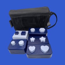 Lot of 6 Creative Memories Punches With The CM Mate Case