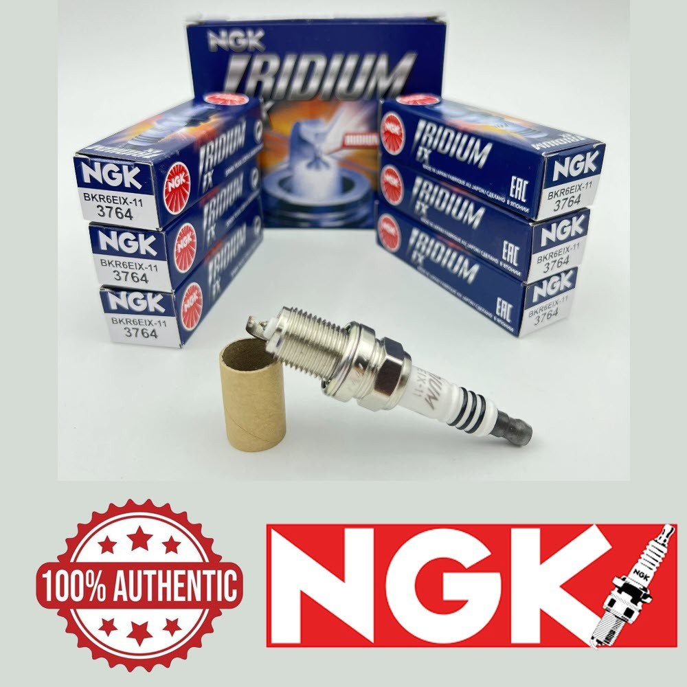 6Pcs NGK Iridium Spark Plugs BKR6EIX-11 3764 FOR For Mitsubishi Honda 1.5L 2.0L